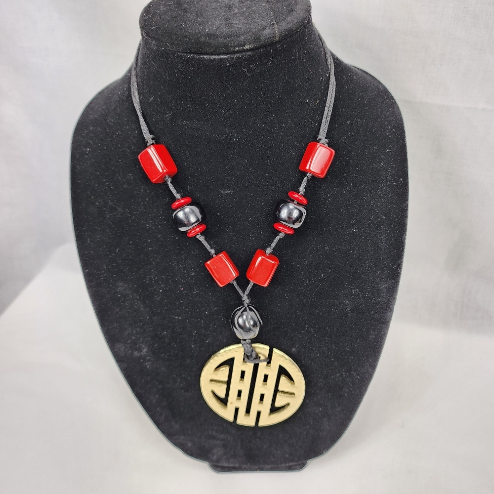 Chicos Beaded Necklace